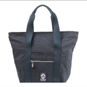 Navy Blue Large Tote Overnight Bag